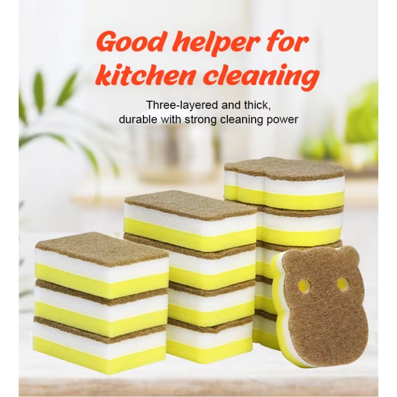 Scrubber da cucina a doppio lato a forma di animale