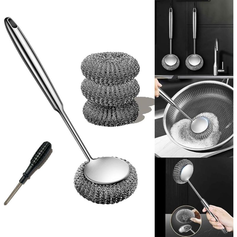 Sfera per pulizia cucina in acciaio galvanizzato