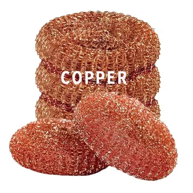 Pulizia a maglie di rame pura pulizia da cucina a sfera